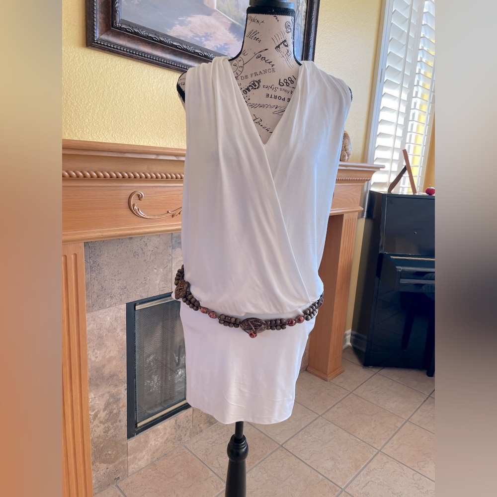 White short dress
